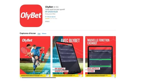 télécharger application Olybet iOS sur iPhone via App Store
