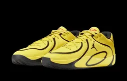 La Jordan Tatum 4 en mode « Black and Yellow »