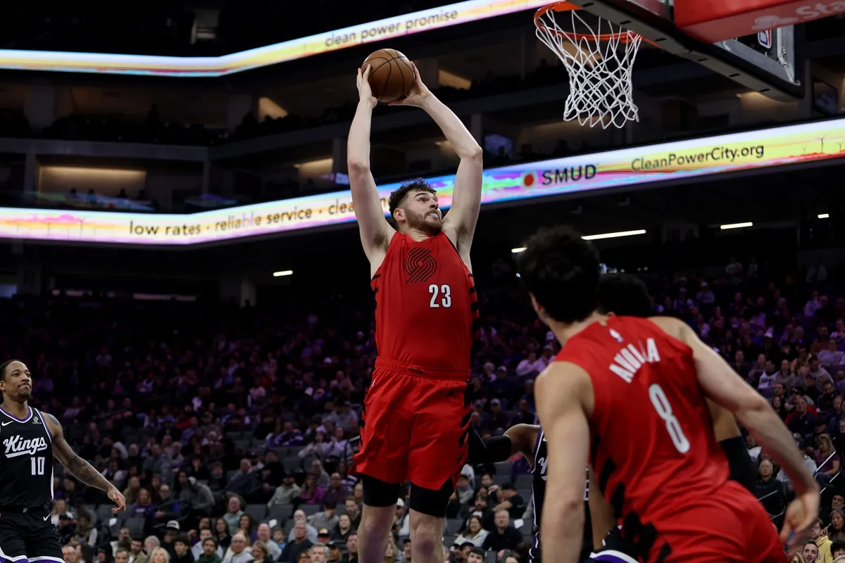 Donovan Clingan (Blazers) contre les Kings