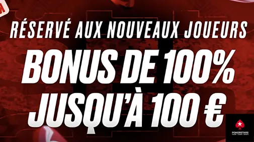 PokerStars Sport rembourse le premier pari s'il est perdu jusqu’à 100 € en freebets