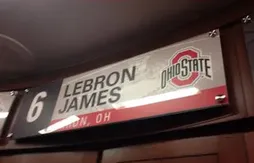 LeBron James a désormais sa place dans le vestiaire de Ohio State