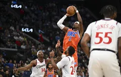 Toujours invaincu, le Thunder met K.O. les Clippers