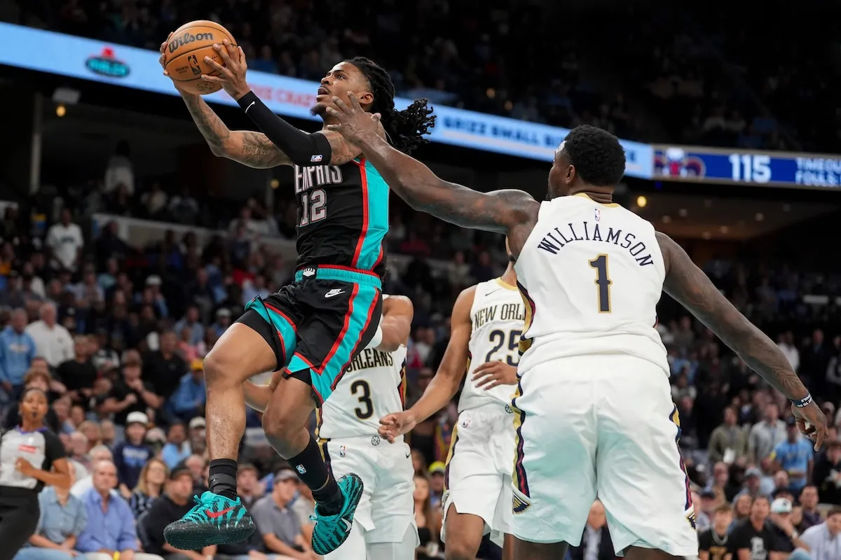 Ja Morant face à Zion Williamson