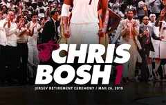 Le Heat retirera le maillot de Chris Bosh le 26 mars