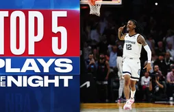 Le Top 5 de la nuit | Stephen Curry et Brandin Podziemski assurent le spectacle