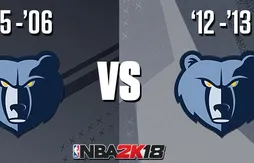 NBA 2K18 : une double dose de Grizzlies dans les équipes de légende