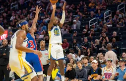 Toujours invaincus, les Warriors déroulent face aux Pistons