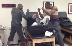 A l’entraînement, Tracy McGrady joue le rôle de LeBron James