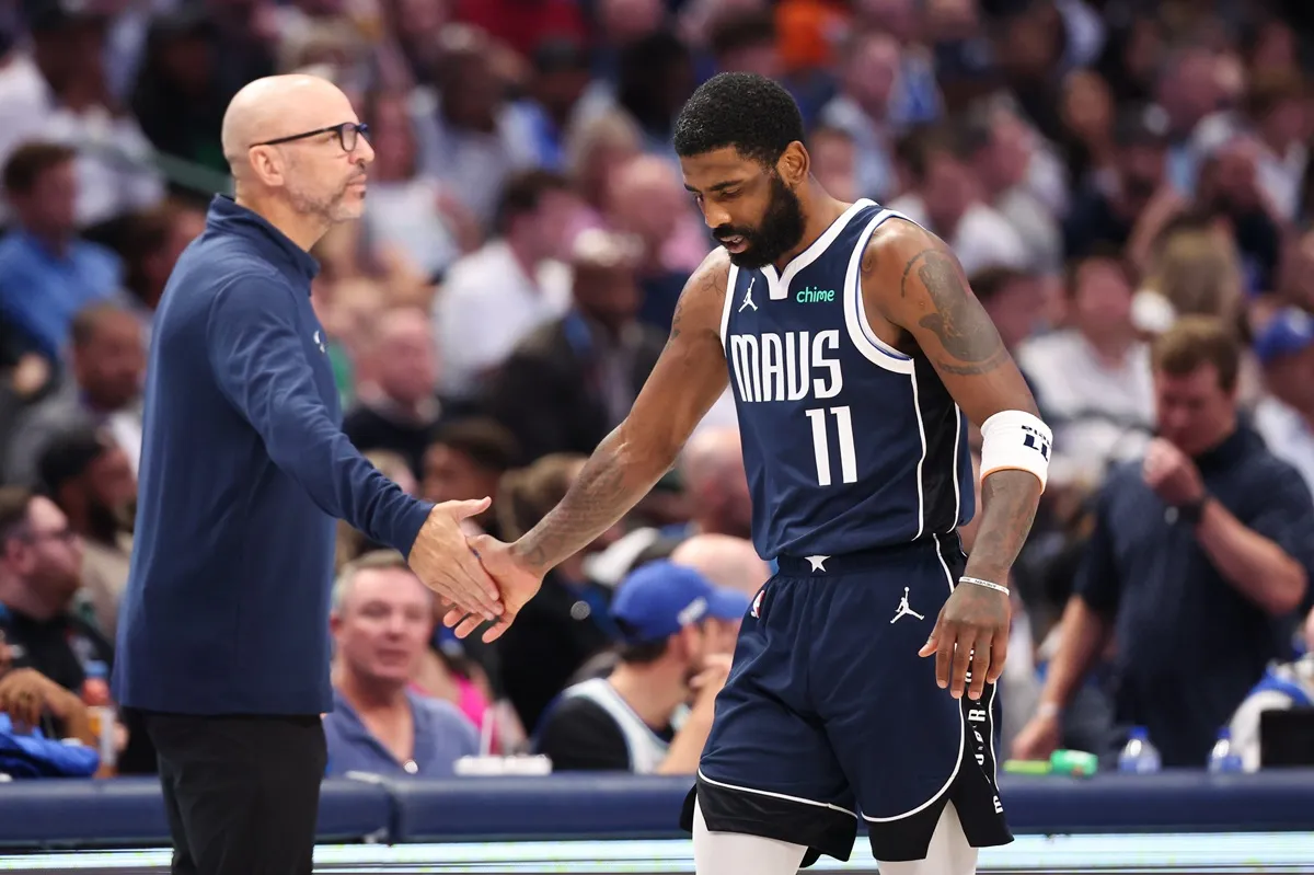 Jason Kidd et Kyrie Irving