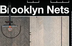 Les Nets dévoilent le premier terrain gris en NBA