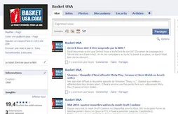 Devenez fan de Basket USA sur Facebook