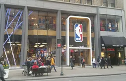 La NBA n’a pas payé le loyer du NBA Store de New York