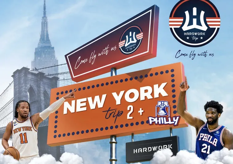 voyage nba knicks sixers warriors