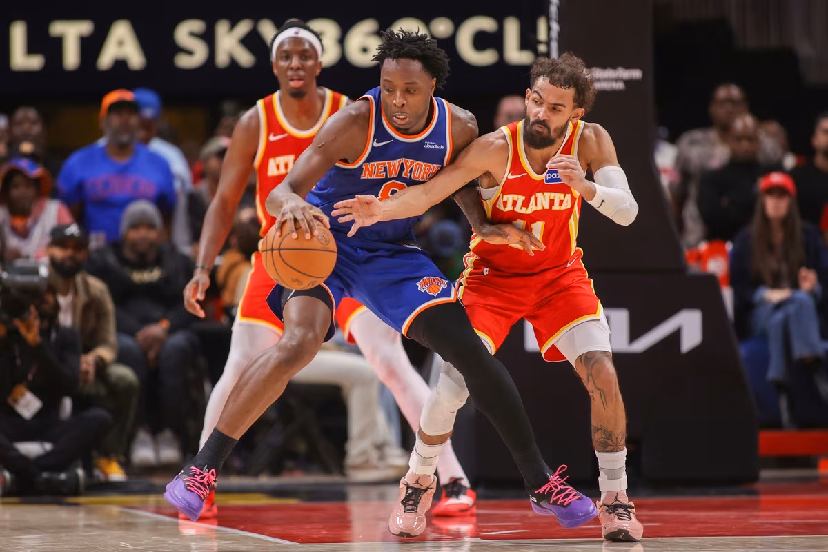Les Knicks face aux Hawks
