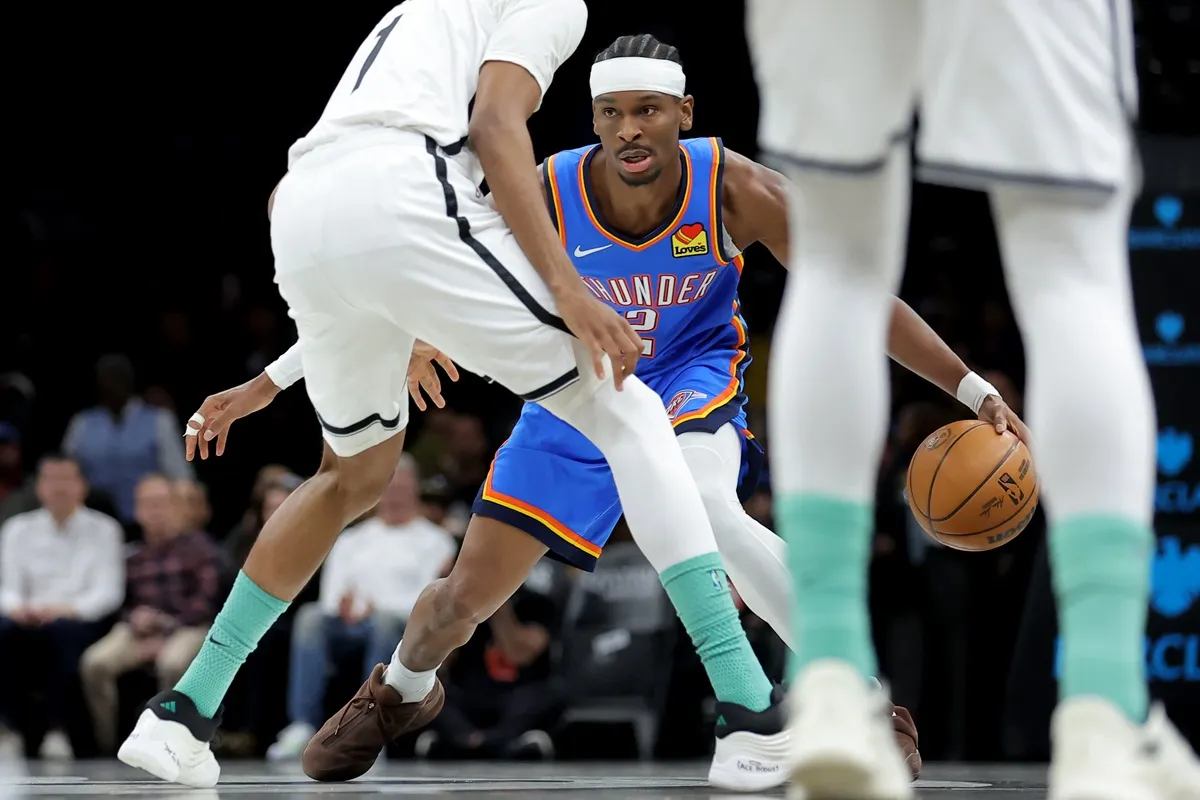 Shai Gilgeous-Alexander (Thunder) contre les Nets