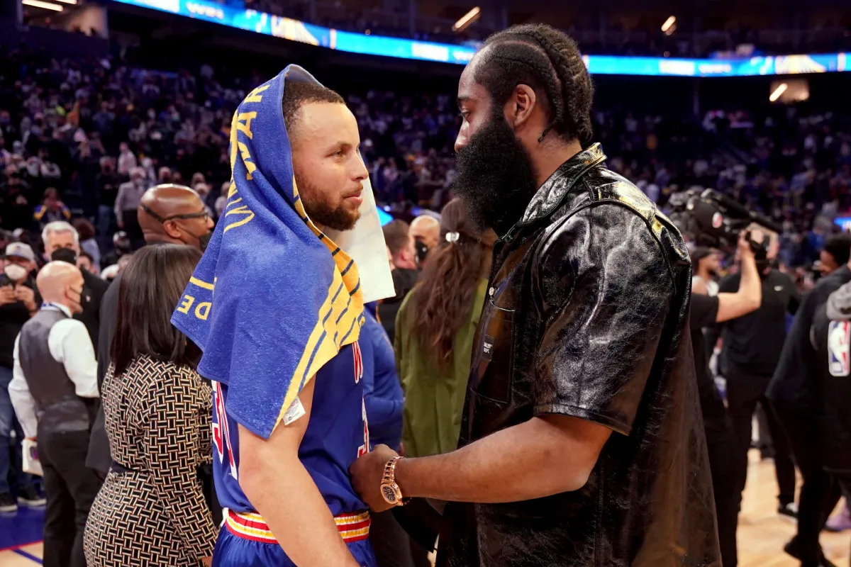 James Harden et Stephen Curry