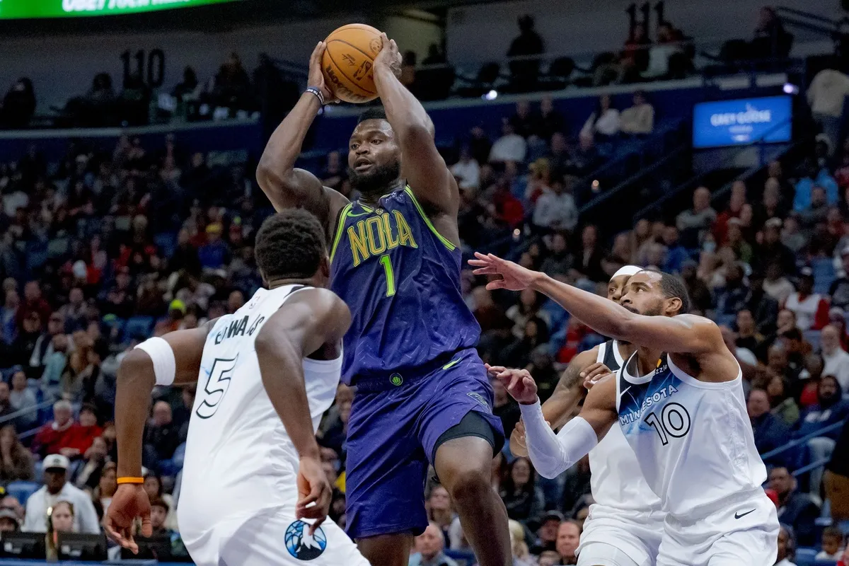 Zion Williamson avec les Pelicans