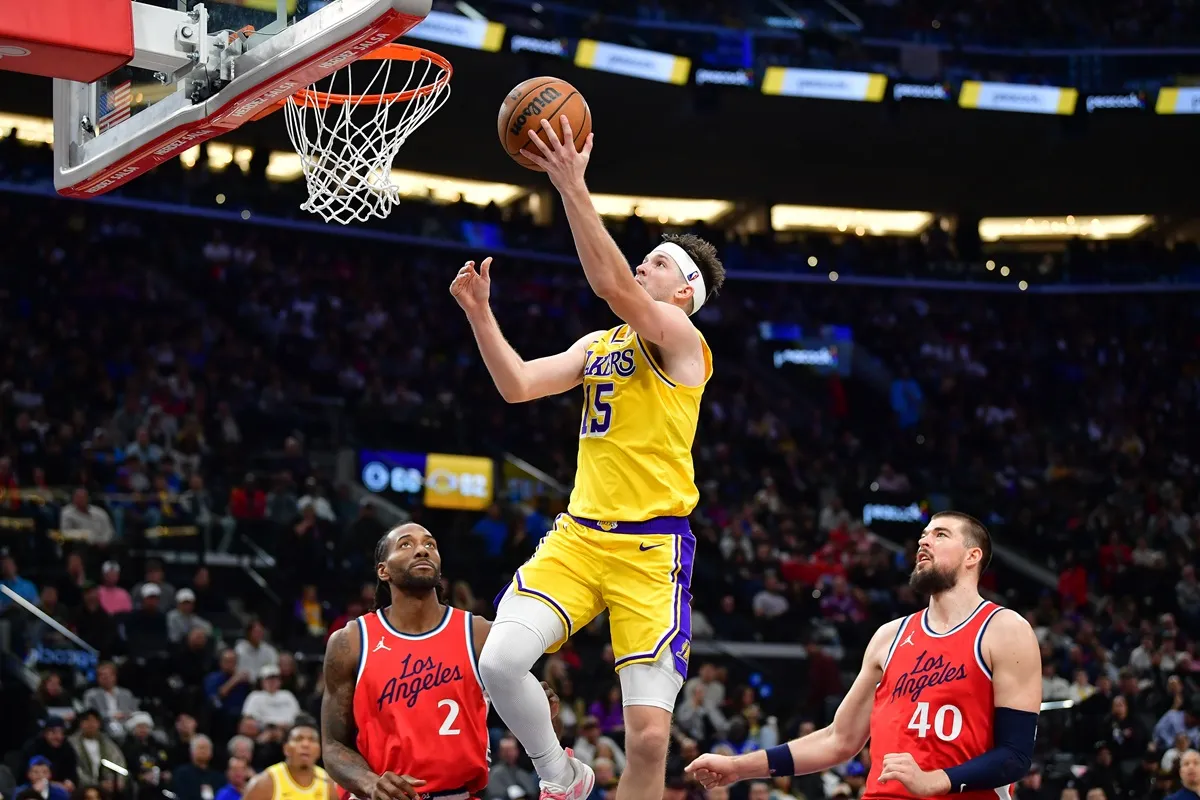 Austin Reaves (Lakers) contre les Clippers