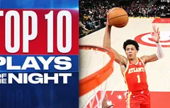 Le Top 10 de la nuit | L’acrobatique “poster” de Jalen Johnson