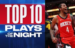 Le Top 10 de la nuit | Zaccharie Risacher grimpe sur Alperen Sengun