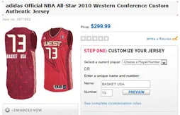 All-Star game 2010 : la NBA dévoile les maillots
