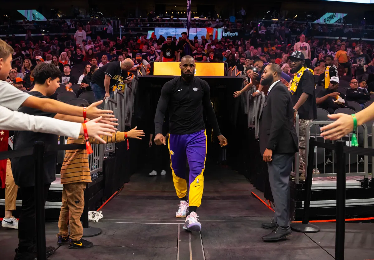 LeBron James avec les Lakers