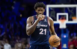 Absent au moins quatre semaines, Joel Embiid envoie des signaux positifs