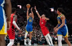 Les Warriors en démonstration à Portland