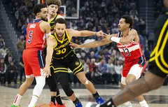 Les Warriors enchainent facilement face aux Wizards