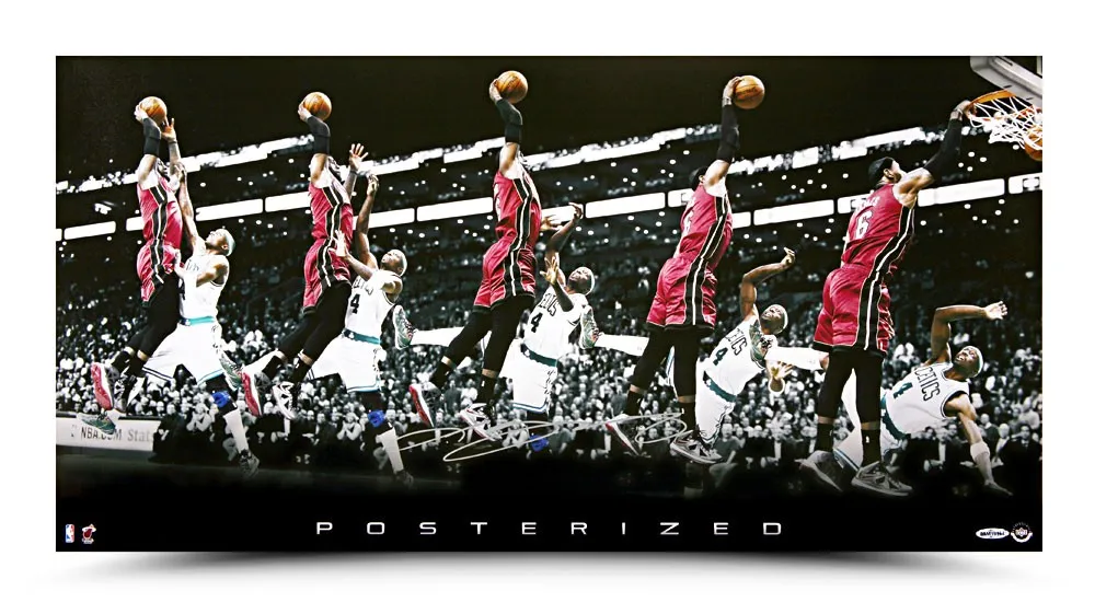 LeBron James dunke sur Jason Terry