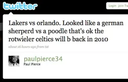 Paul Pierce, amateur de la métaphore canine