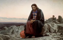 Il détourne des classiques de la peinture avec une touche NBA