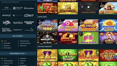 Avis sur le casino en ligne Coldbet : machines à sous, jeux de table et casino live.