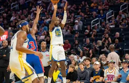 Toujours invaincus, les Warriors déroulent face aux Pistons