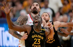 Draymond Green trouve que Steven Adams campe dans la raquette