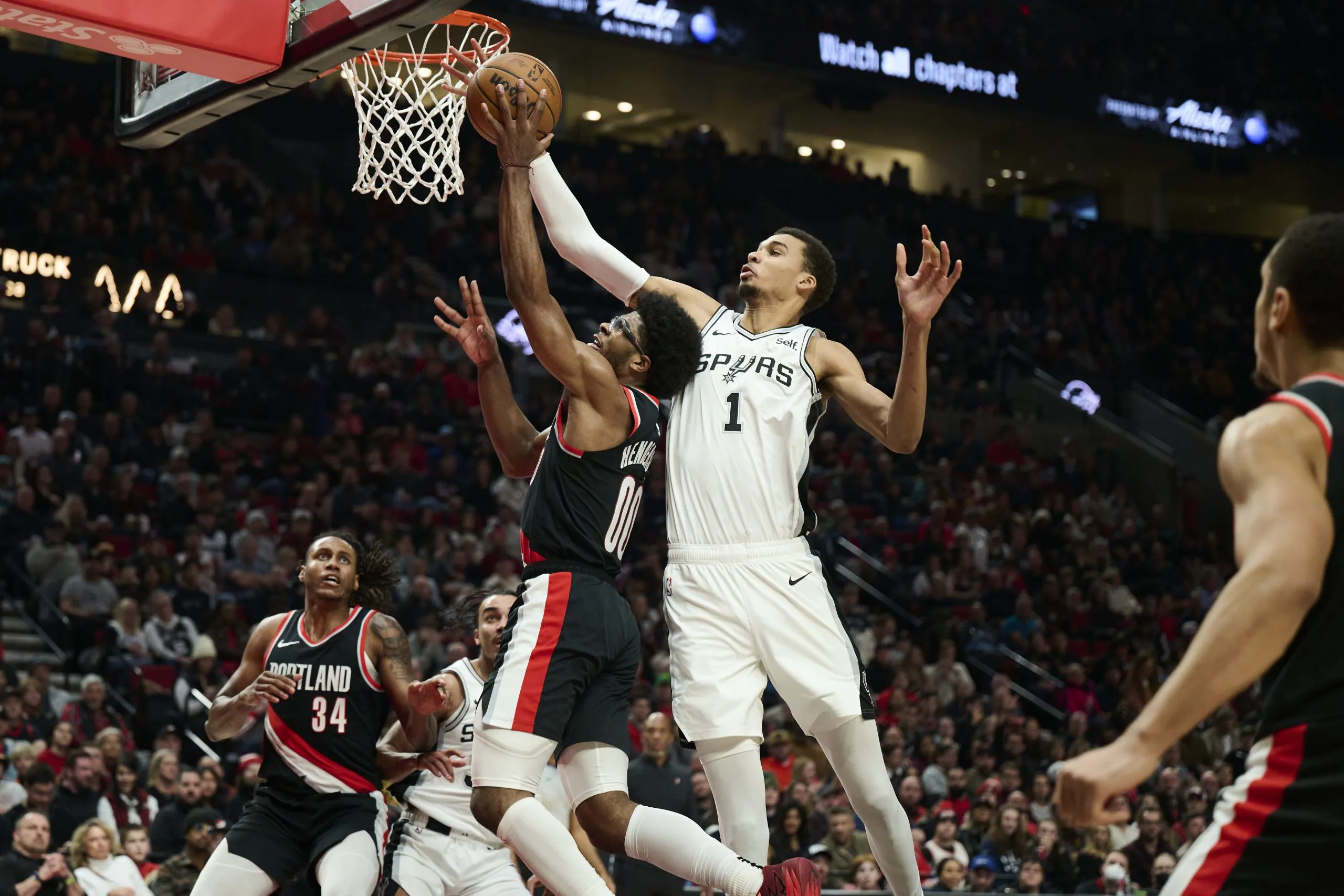 Victor Wembanyama avec les Spurs