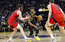 Les Warriors repoussent les Raptors mais perdent Stephen Curry…