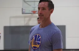 Des images de Steve Nash à l’entraînement des Warriors