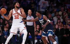Anthony Edwards, conseiller spécial de Karl-Anthony Towns pendant les Finals