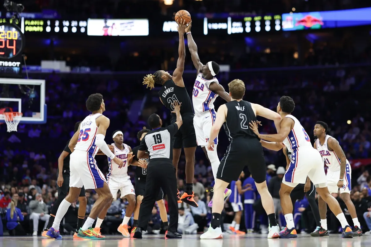 Les Sixers face aux Nets