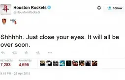 Les Rockets s’excusent après avoir chambré Dallas sur Twitter