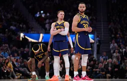 Stephen Curry félicite les Knicks pour la prise de Donte DiVincenzo