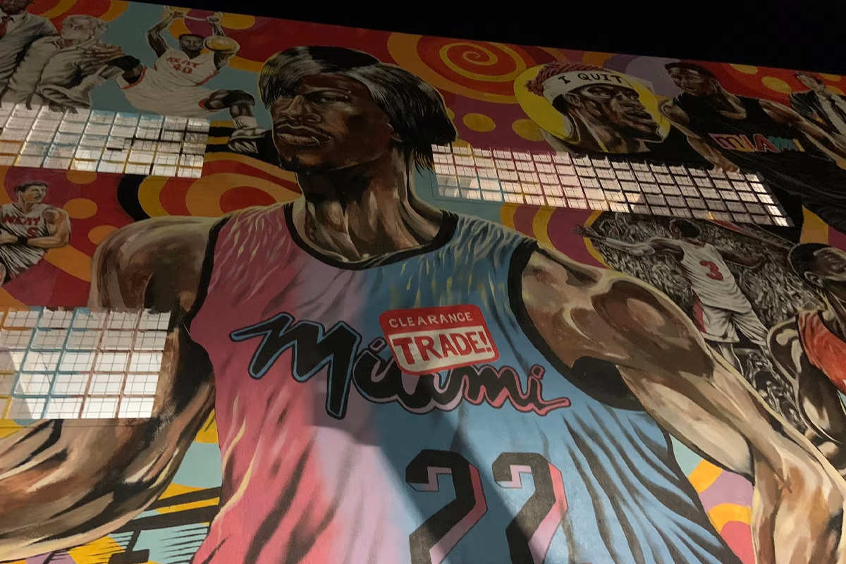 La fresque de Jimmy Butler à Miami