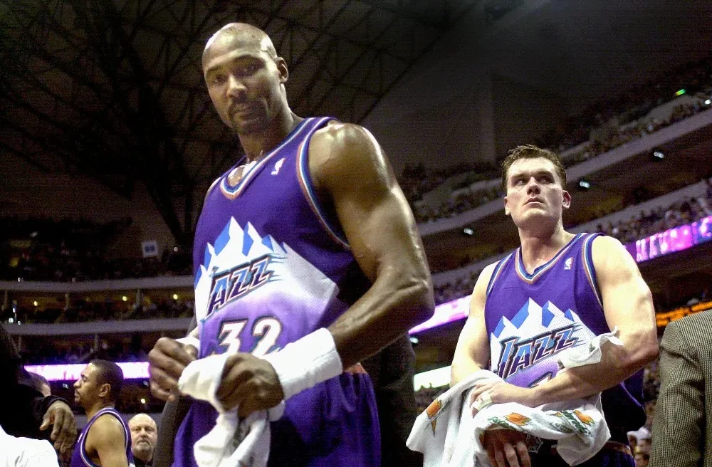 Karl Malone avec Utah
