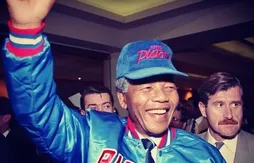 Nelson Mandela, fan des Pistons ?