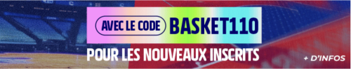 Pariez sur Parions Sport avec le code promo BASKET110