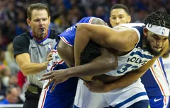 Grosse bagarre entre Joel Embiid et Karl-Anthony Towns !