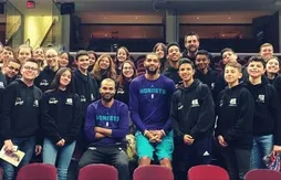 Avec Tony Parker et Nicolas Batum, le rêvé éveillé des collégiens de Rouen