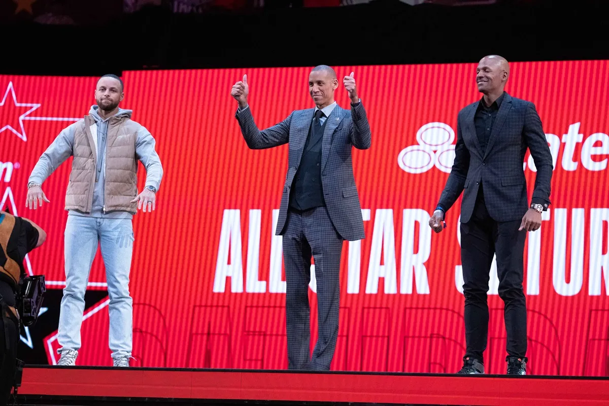 Stephen Curry et Reggie Miller