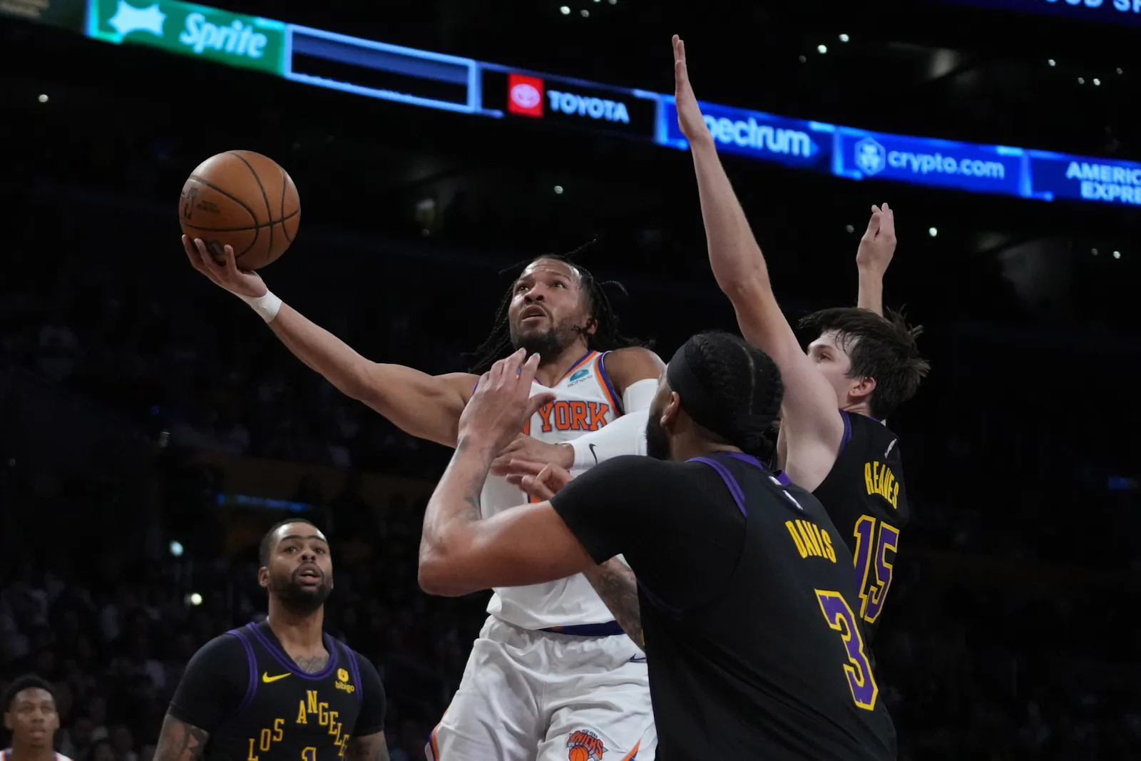 knicks lakers